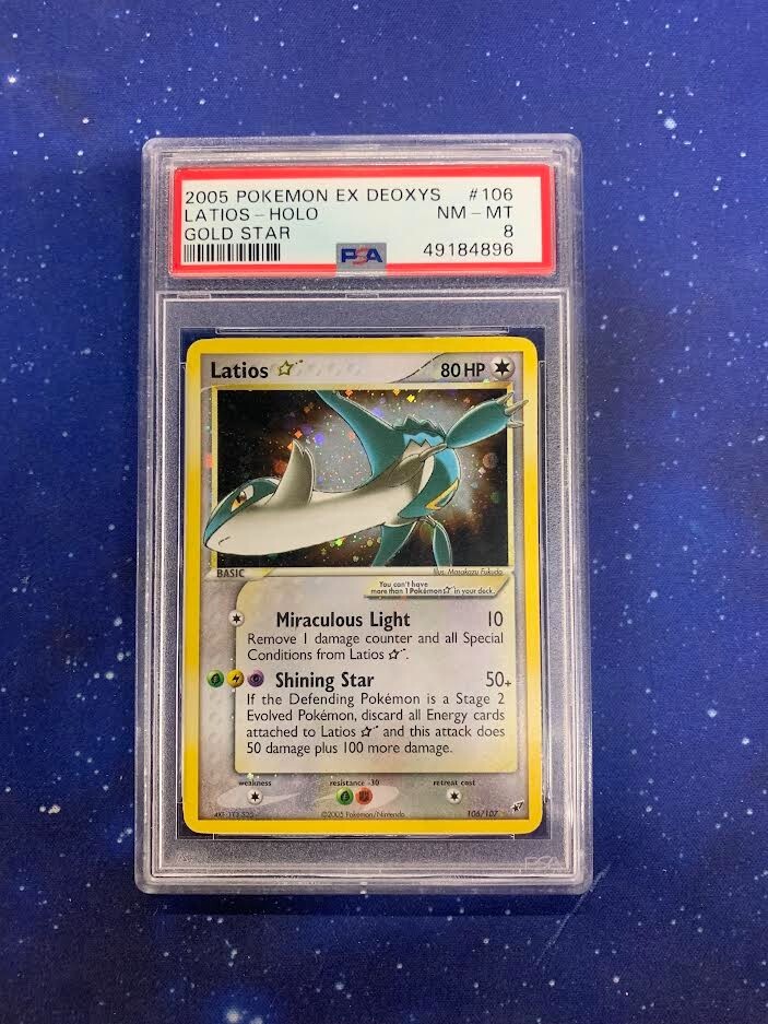 ポケモンカードゲーム Latios EX gold star DEOXYS psa3 vg Latios EX gold star DEOXYS psa3 vg