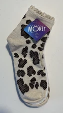 Jacques Moret Mid-Crew Socks-3 pair-Women's Shoe Size 4-10  NEW
