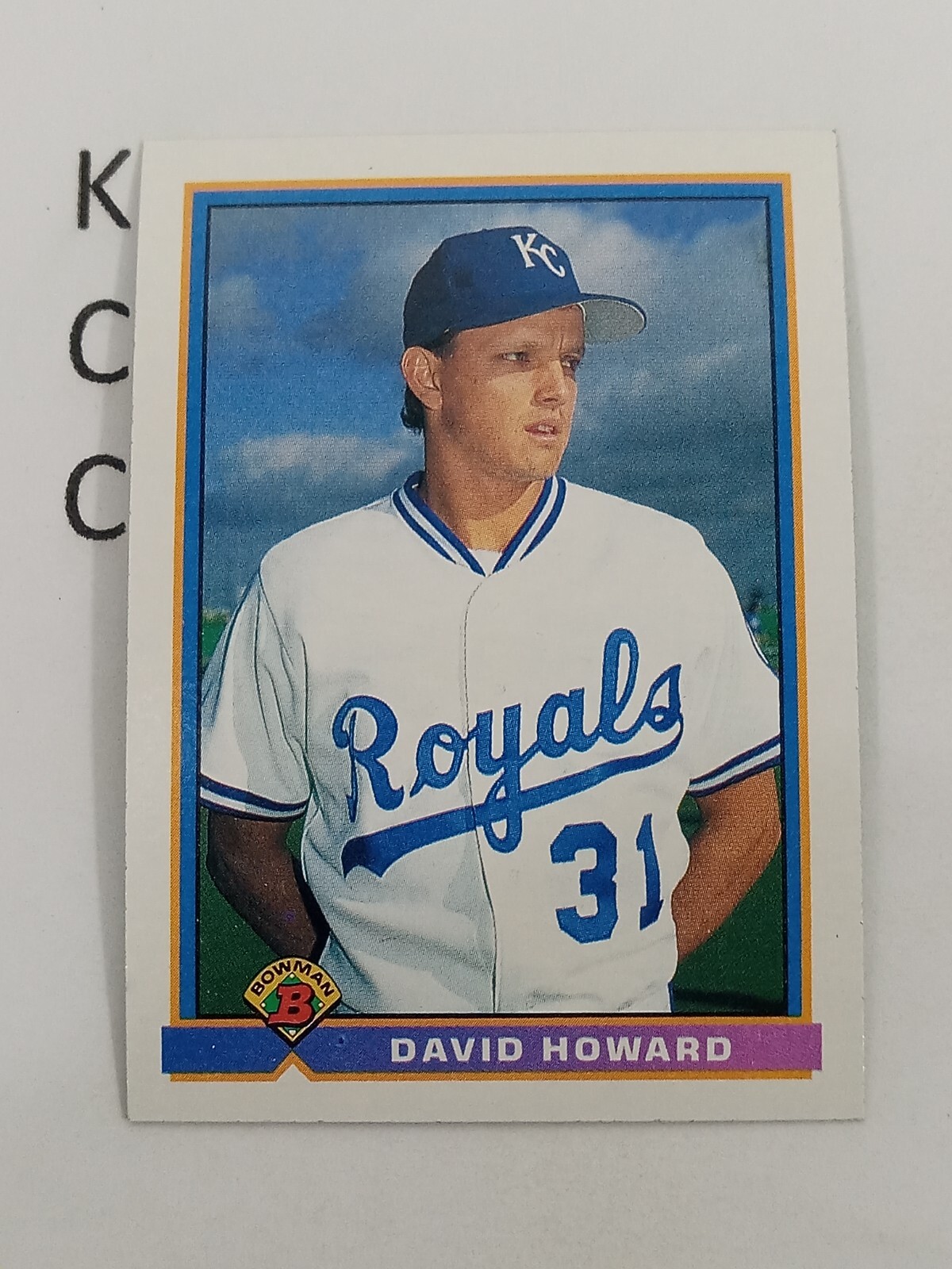1991 Bowman Baseball #295 David Howard Kansas City Royals