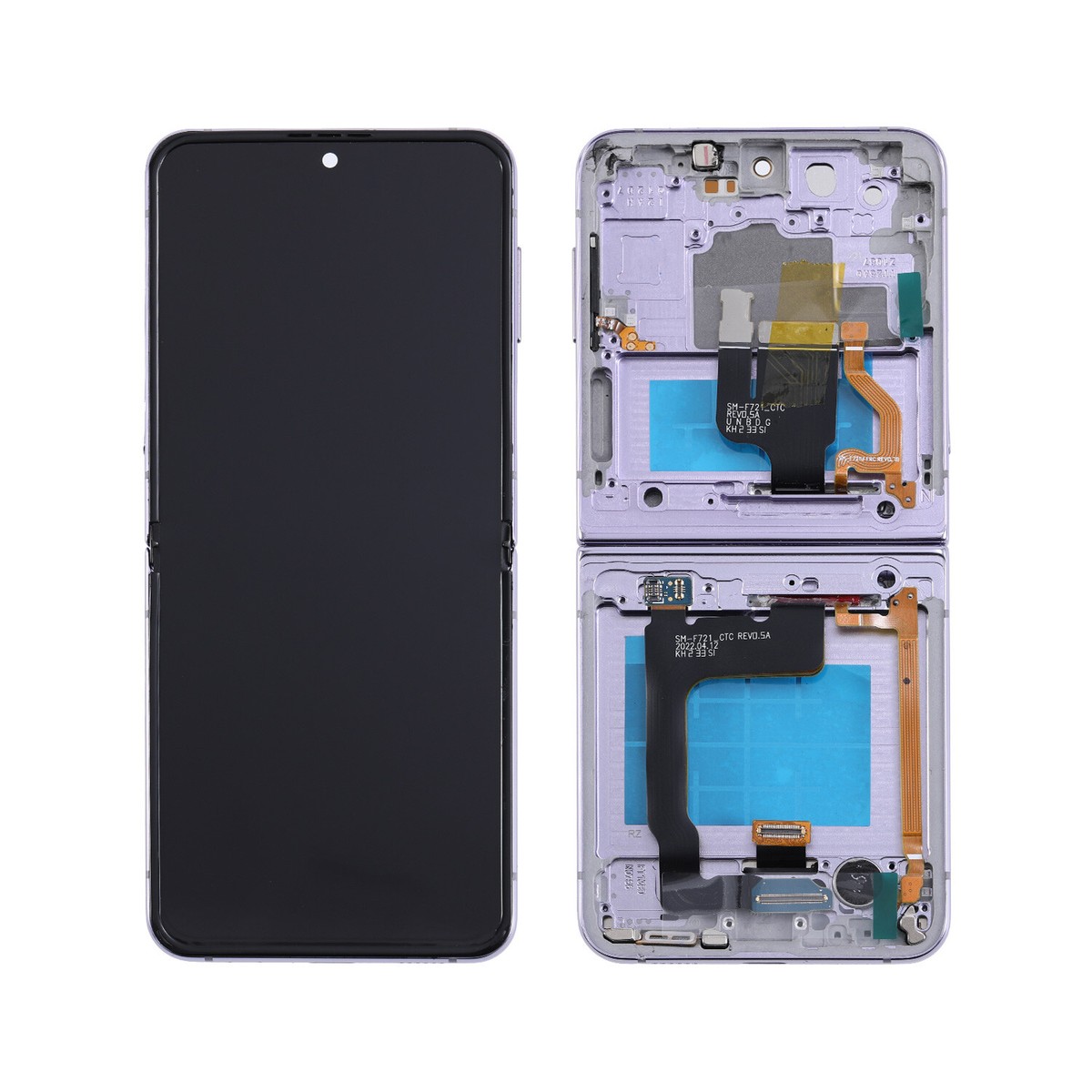 USA Purple For Samsung Galaxy Z Flip4 SM-F721U/W OLED Display LCD