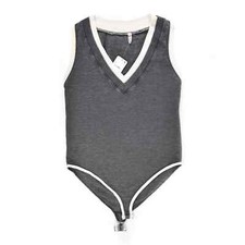 Free People Intimately Sleeveless One Piece Bodysuit Gray Size S