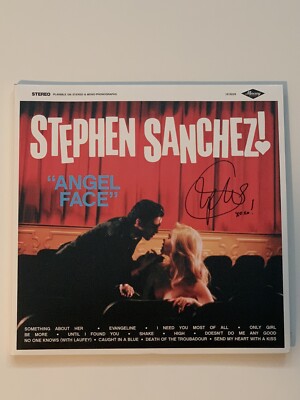 Stephen Sanchez Angel Face LP Vinyl Signed Autographed JSA COA | eBay
