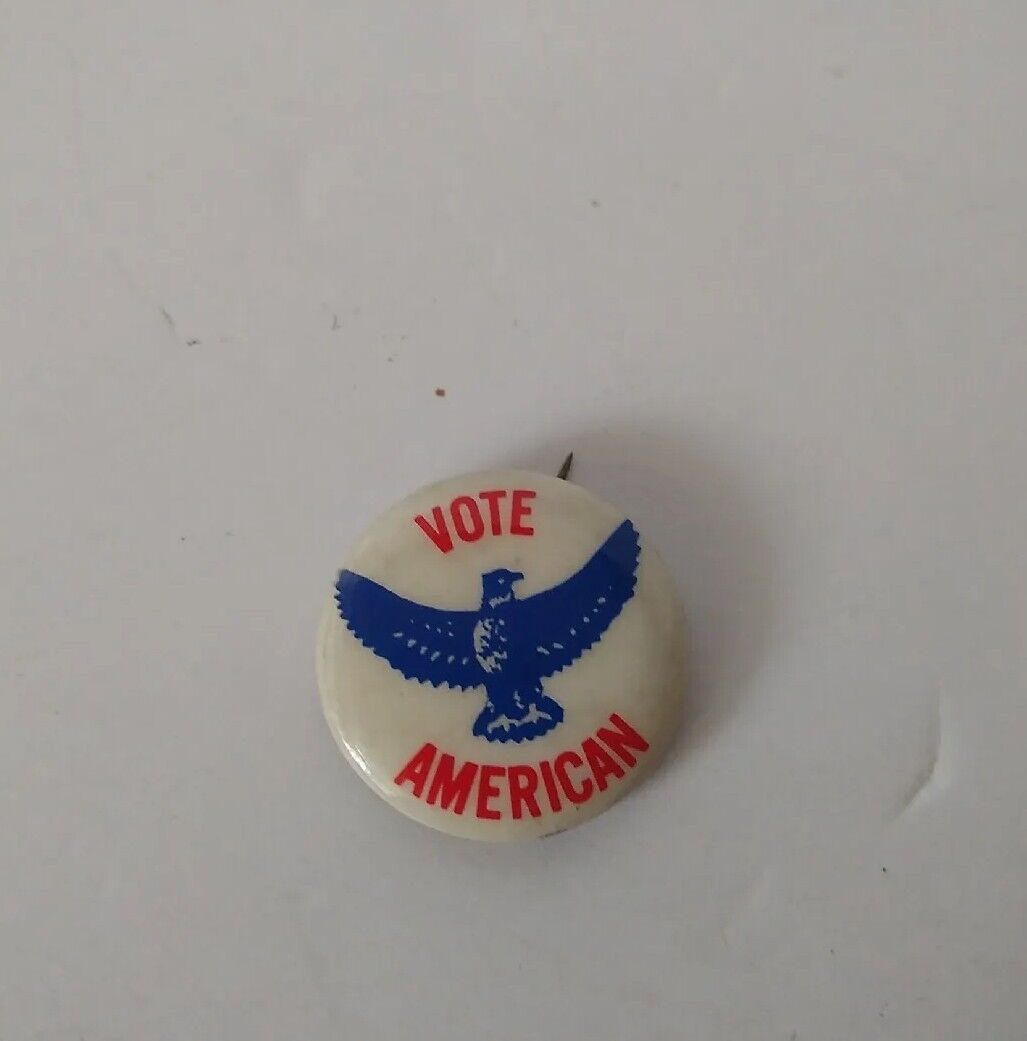 Vote American metal vintage Pin