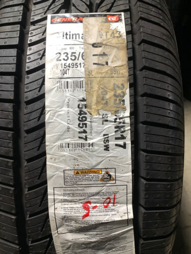 1 New 235 65 17 General Altimax RT43 Tire