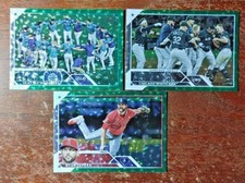 2023 Topps Green Foil Parallel #/'d 499 Pick from drop down list