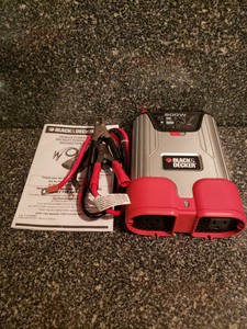 Black And Decker 800w Power Inverter Dual Outlet Model Pi800bb Parts Or Repair Ebay