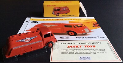 Camion Citerne Dinky Toys Ford Esso – Rouge, Collection Vintage échelle 1/50