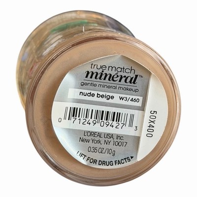 L'Oreal Paris True Match Mineral Loose Powder Foundation, Nude Beige W3/460