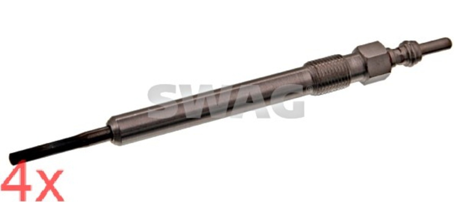 SWAG Glow Plug x4 pcs Fits AUDI A4 PORSCHE SEAT Leon SKODA VW Passat 3L963319