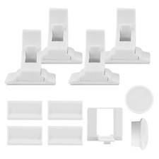 4Pcs Magnetic Cabinet Locks Child Safety Drawer Adhesive Baby Proof Cabinets La