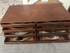 Gone With the Wind W.S. George 8 Plate Complete Set Paul Jennis COA Storage Box