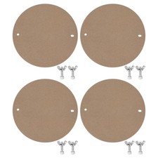 14" Pottery Wheel Bat Round Die Pottery 1/3 Thick Clay Throwing Bats, 4 Pcs