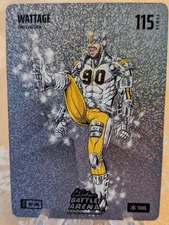 2026 Bo Jackson Battle Arena Wattage TJ Watt Icons Steel Battlefoil IBF-286