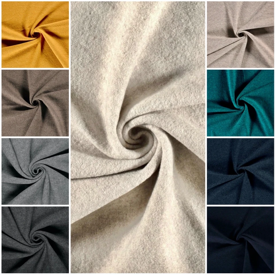 Walkstoffe Walkloden Walkstrick Wollwalk gekochte Wolle Trachtenstoff Öko-Tex