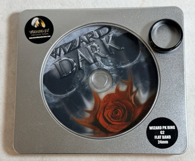 Wizard Dark G2 24mm Flat Band Neodymian Ring w/ DVD, Magic Trick