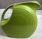 Fiesta Fiestaware Large Water Disk Pitcher 7 1/4" Tall Lemongrass 67 oz