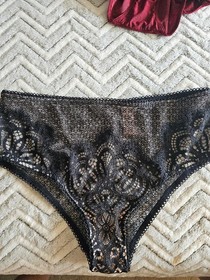 3 NEW Victoria's Secret Dream Angels Mid Rise Cheeky Black Pink Lace M Medium