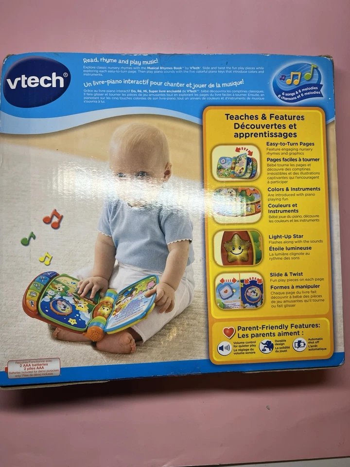 Vtech Musical Rhymes Book Brand New - Image 3 of 4