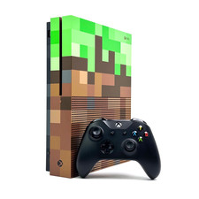 Console Microsoft Xbox One S 1To - Édition Limitée Minecraft - Avec Le Jeu Minecraft - Comme Neuve