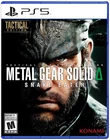 Metal Gear Solid Delta : Snake Eater - Sony PlayStation 5 PS5 Tactical Brand New