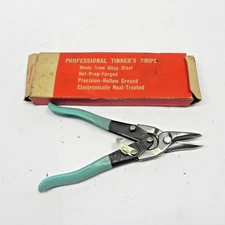 VINTAGE PROFESSIONAL TINNERS SNIPS AVIATION SNIPS SERVICE TOOL NEW IN BOX B-52