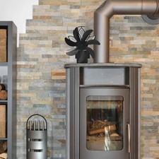 Ventilatore Termico 7 Pale per Stufe a Legna Stufe a Pellet e Caminetti;