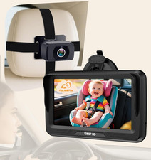 Baby Car Camera HD 1080P Rear-Facing Infant Monitor with Night Vision Car Camera