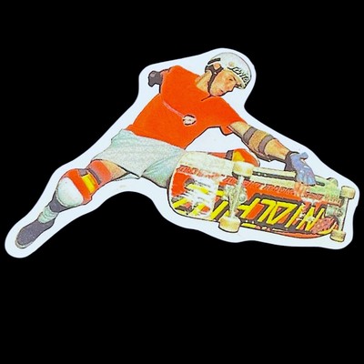 Vintage 1980's Santa Cruz Skateboard Sticker Footplant (Original