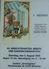 F. Meixner Auktionskatalog: "Ansichtskarten ..." (120216)