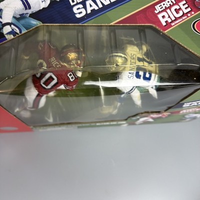 McFarlane NFL Deion Sanders VS Jerry Rice 6 in Action Figure Set
