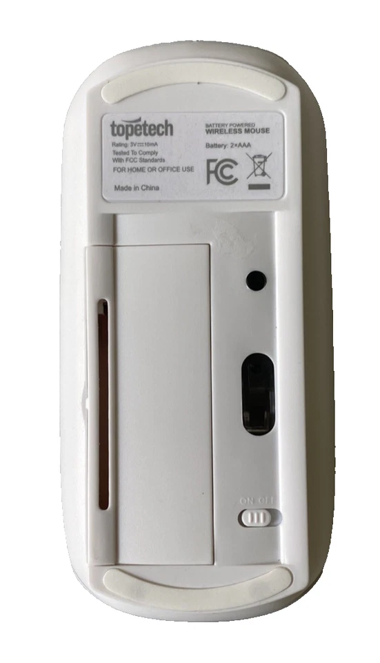 Slim Bluetooth Wireless Mouse, Silver - Topetech - Image 4 of 4