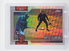 BRYCE ELDRIDGE 2026 TOPPS CHROME ROOKIE IMAGE VARIATION LOGOFRACTOR #254 Q3195