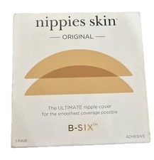 Nippies Skin Original B-SIX Nipple Cover Creme Color Size 1 S/M 3   A-C Cups