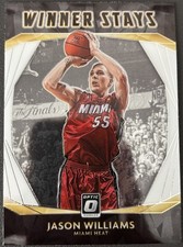 2020-21 Donruss Optic Winner Stays Jason Williams #4 Maimi Heat Card A39