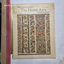 1934 Needlecraft The Home Arts Magazine February Vintage Sewing Craft Issue