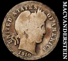 1910 Barber Dime- Silver- Scarce Better Date No Reserve #J859