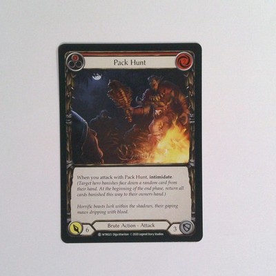 Flesh And Blood Welcome to Rathe Pack Hunt (Red) WTR023 Unlimited NM/M