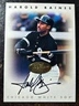 1996 Leaf Signature Series Gold Autographed Harold Baines HOF Auto Rare
