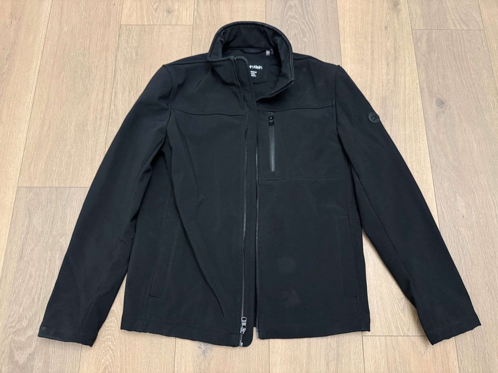 Calvin Klein Softshell Jacket Small Black Full Zi… - image 1
