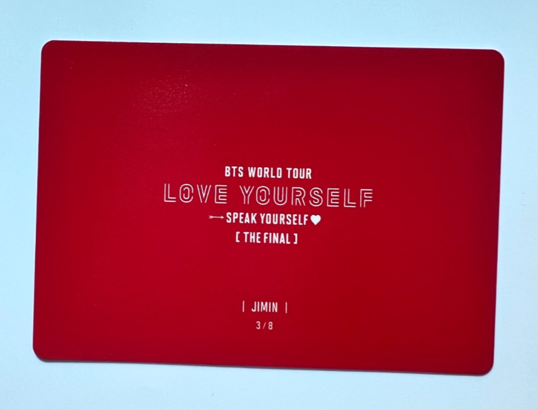 BTS JIMIN 3/8 [Love Yourself Speak Yourself The Final Mini