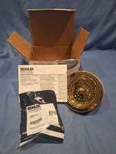 KOHLER K-8799-PB Duostrainer Sink Strainer, Vibrant Polished Brass