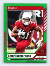2024 Donruss Emari Demercado #57 Press Proof Green Arizona Cardinals