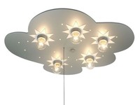 Kinderlampe Titan Zugschalter FüR Led-Schlummerlicht Kinder Deckenleuchte Wolke