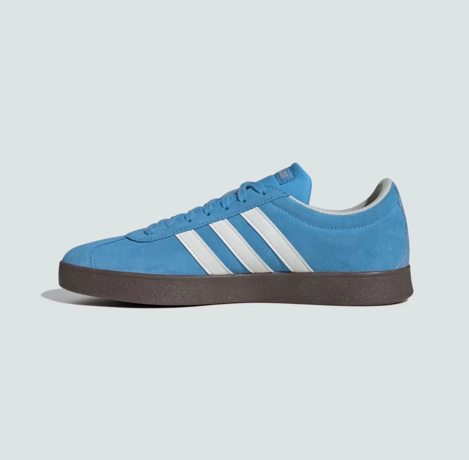 Adidas VL Court 2.0 Mens Casual Shoes Sneakers Blue White Brown #496