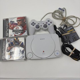 Sony Playstation PS One Console PS1 System SCPH-101 Tested 6 Games, 1 Controller