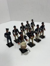 Edmund's Traditional Lead Toy soldiers  Lot Of 9 Soldier Union 3  Infantry