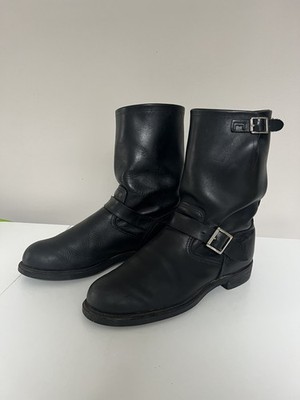 Red Wing 2990 Engineer Boots   Black Leather   Size 10.5D 44,5   Made in USA