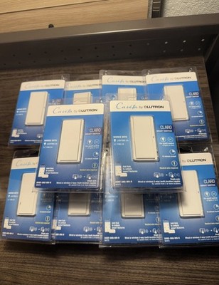 10 PCS Lutron DVRF-5NS-WH-R Caseta Claro Smart Switch 5A Single Pole/3-Way White