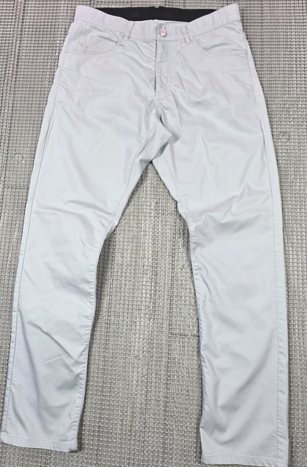 Nike Men Dri-FIT Repel 5-Pocket Slim Fit Golf Pants Light Grey 30x29 Sz M - Image 2 of 4