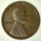 1915 D Lincoln Wheat Cent Coin Circulated Denver Mint Fine 1c US Penny